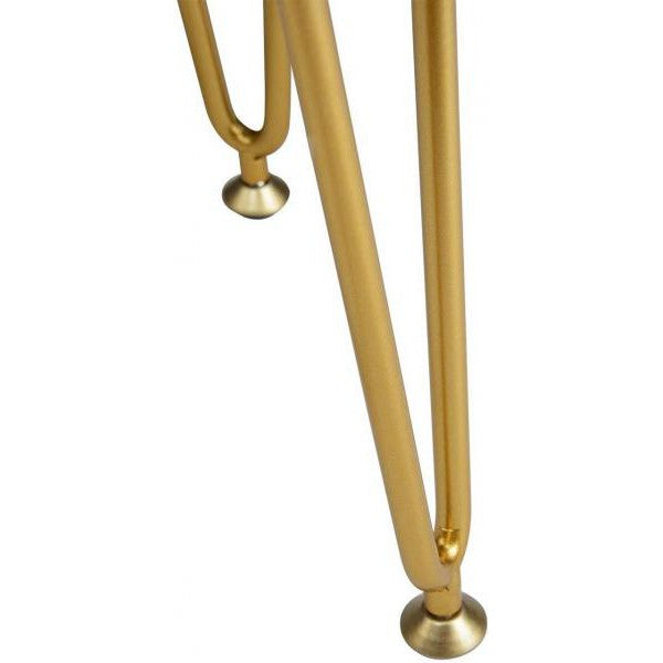 Designer Schminktisch & Hocker schwenkbarer Spiegel 3D-Schublade Gold