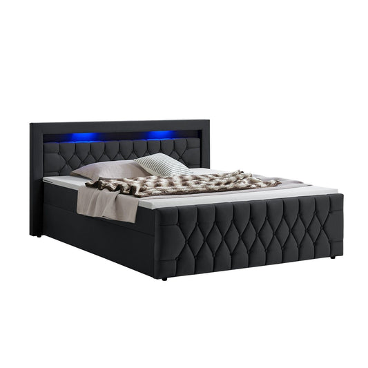 Boxspringbett 140x200 cm - Schwarz