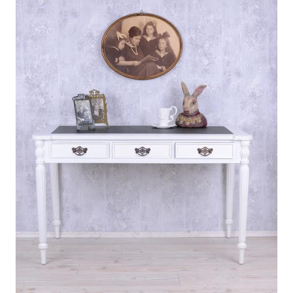 Englischer Schreibtisch Weiss Wandkonsole Shabby Chic