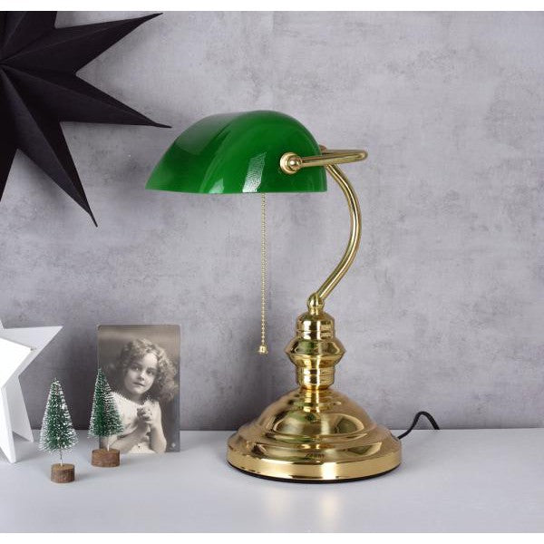 Banker Lampe BELLE EPOQUE Klassiker im Jugendstil