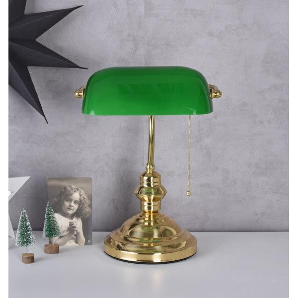 Banker Lampe BELLE EPOQUE Klassiker im Jugendstil