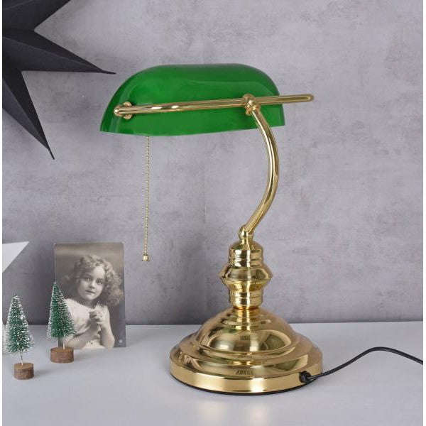 Banker Lampe BELLE EPOQUE Klassiker im Jugendstil