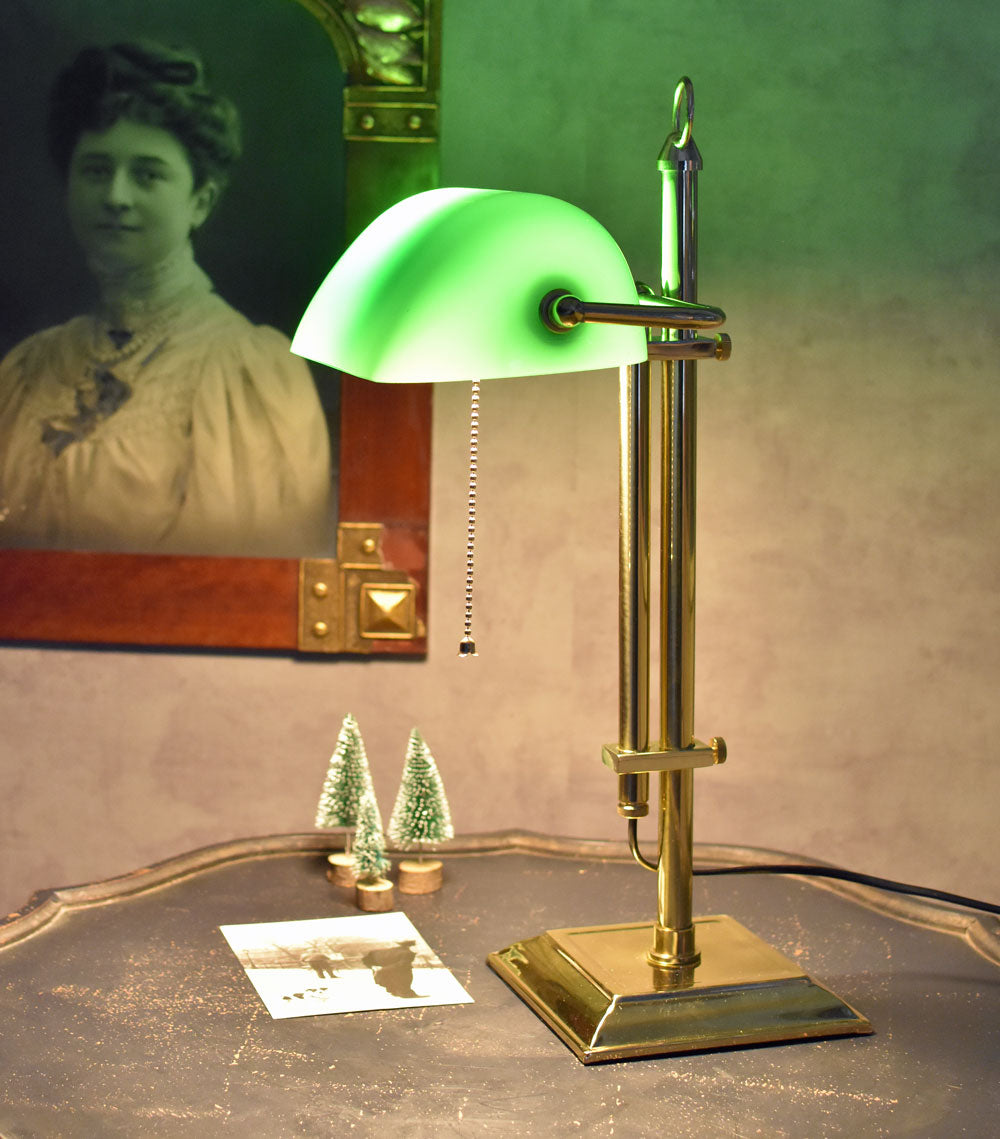 Banker Lampe Antik Bankerleuchte Retro