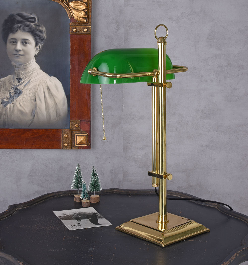 Banker Lampe Antik Bankerleuchte Retro