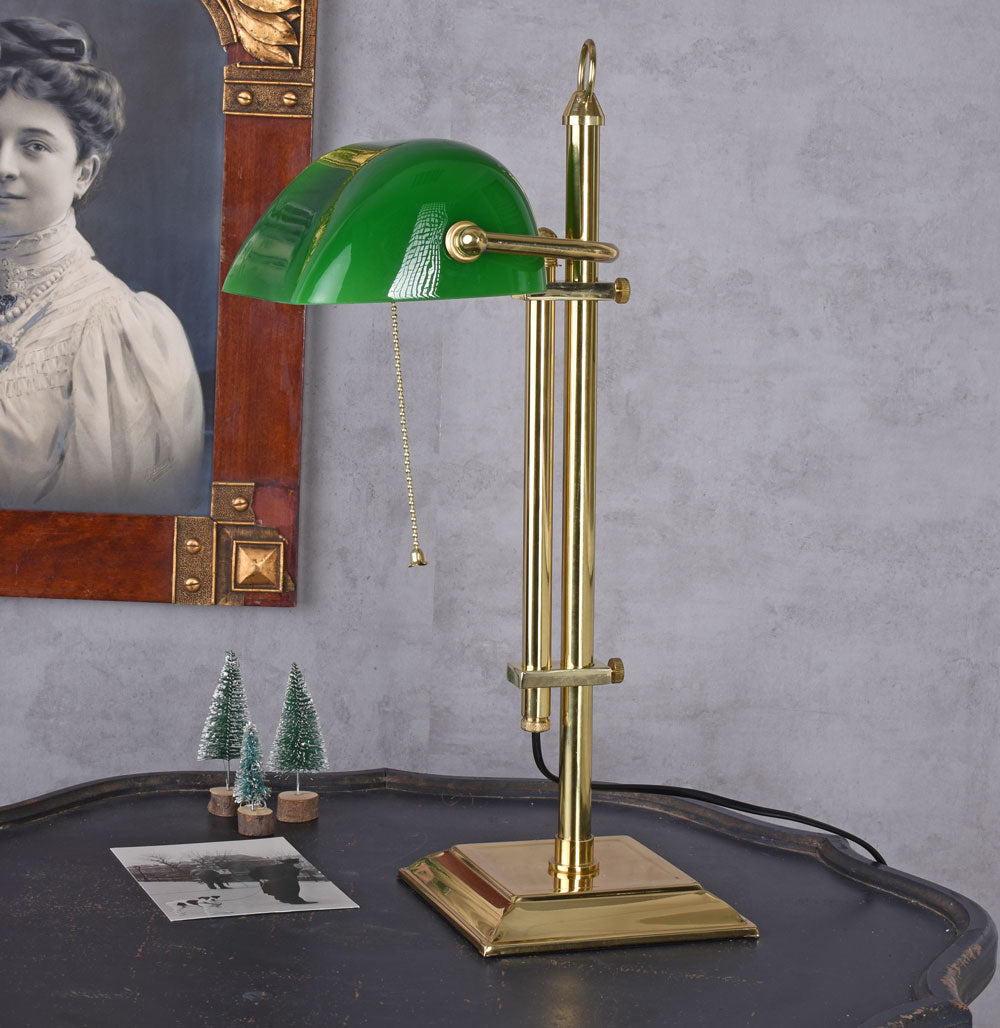 Banker Lampe Antik Bankerleuchte Retro