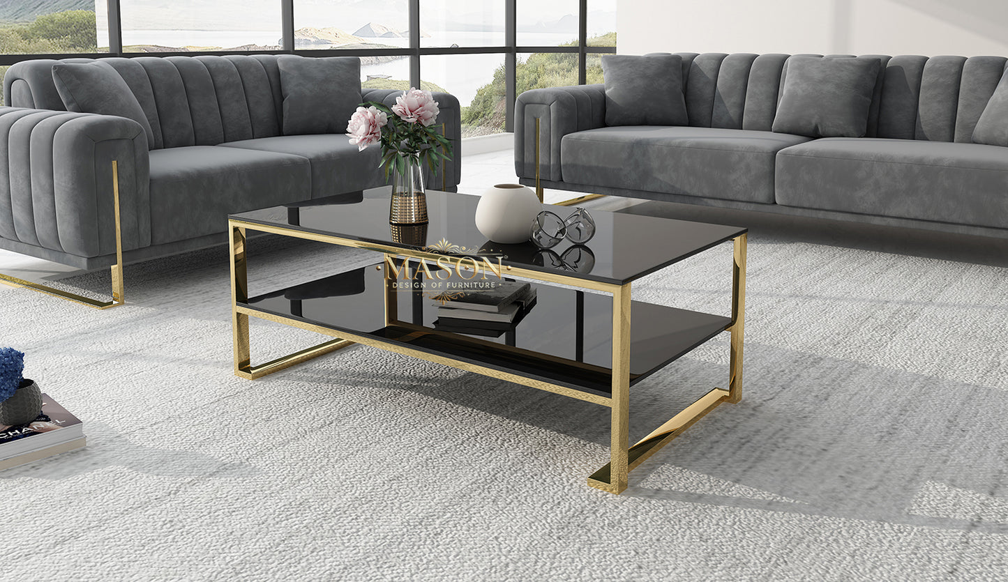 3er Sofa Set Garnitur Élégance