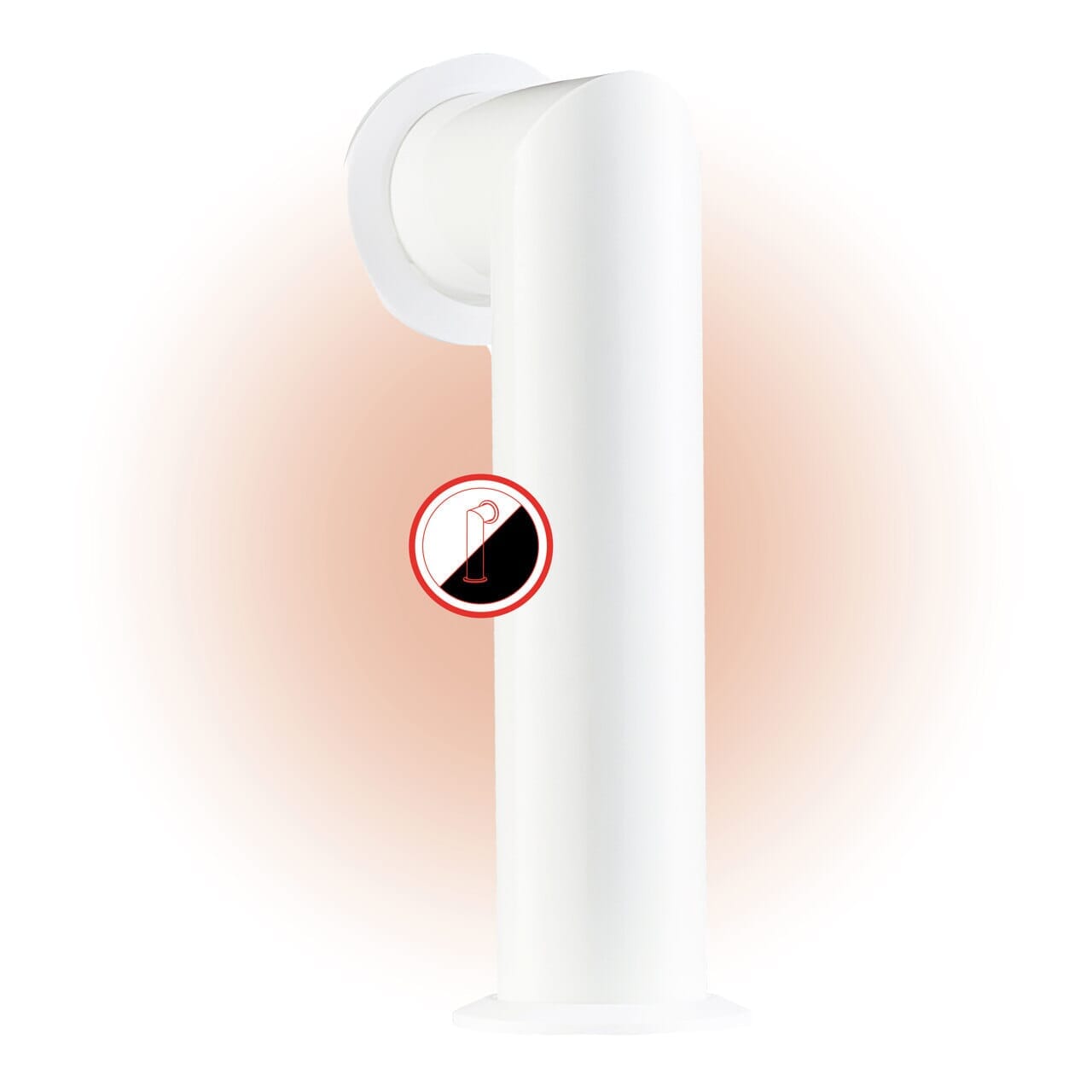 Abzugsrohr KAMINIO Ofenrohr MAX für Elektrokamine - Weiss