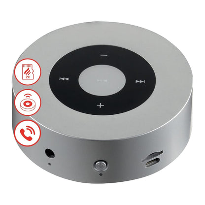 KAMINIO Knister Lautsprecher MORITZ - Soundbox Bluetooth Silber