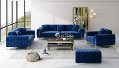 3er Sofa Set Garnitur Élégance
