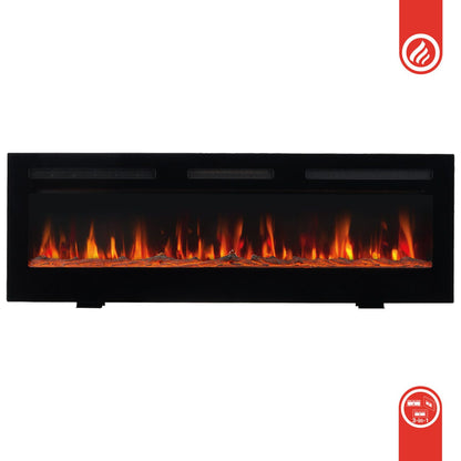 KAMINIO 3-in-1 Elektrokamin MARLON  mit Heizung, 3D-Flammeneffekt - 60 Zoll