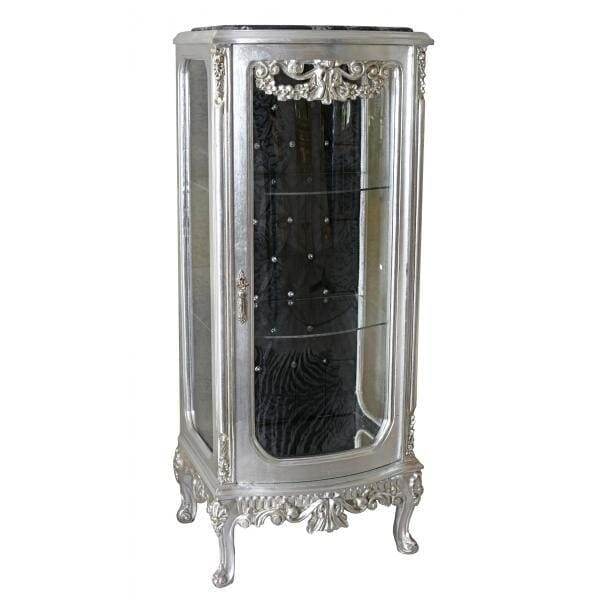 BAROCK VITRINE ANTIK VITRINENSCHRANK GLASVITRINE ROKOKO REGAL - Palo24