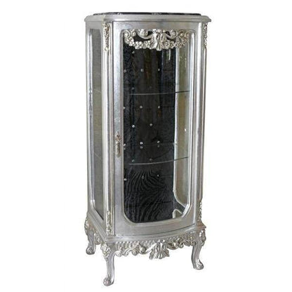 BAROCK VITRINE ANTIK VITRINENSCHRANK GLASVITRINE ROKOKO REGAL - Palo24