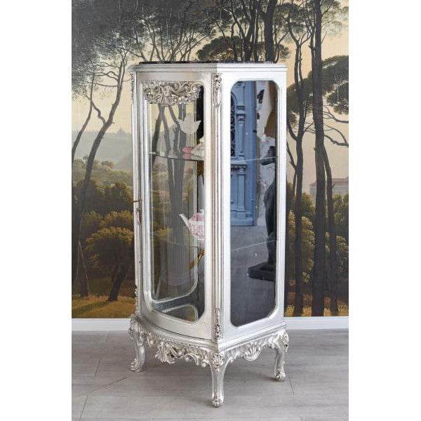 BAROCK VITRINE ANTIK VITRINENSCHRANK GLASVITRINE ROKOKO REGAL - Palo24