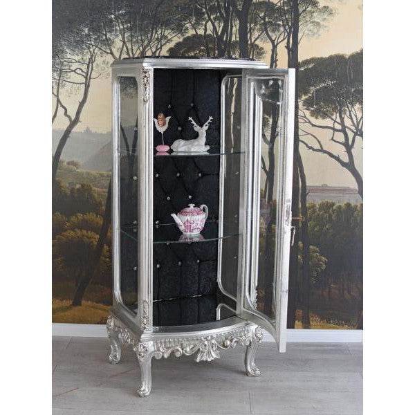 BAROCK VITRINE ANTIK VITRINENSCHRANK GLASVITRINE ROKOKO REGAL - Palo24