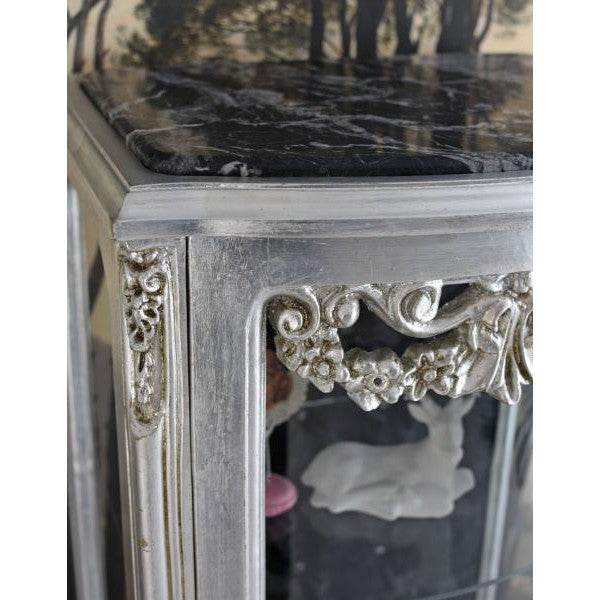 BAROCK VITRINE ANTIK VITRINENSCHRANK GLASVITRINE ROKOKO REGAL - Palo24