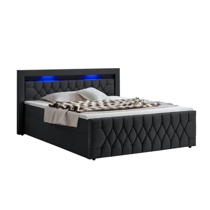 Boxspringbett 140x200 cm - Schwarz