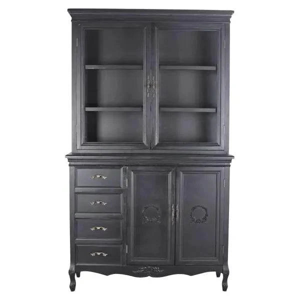 FRANZÖSISCHER VITRINENSCHRANK ANTIK BUFFET KÜCHENBUFFET KÜCHENANRICHTE - Palo24