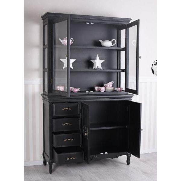 FRANZÖSISCHER VITRINENSCHRANK ANTIK BUFFET KÜCHENBUFFET KÜCHENANRICHTE - Palo24