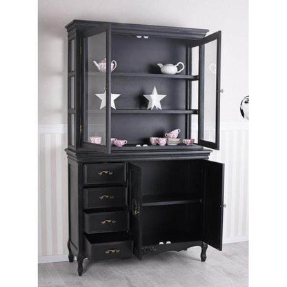 FRANZÖSISCHER VITRINENSCHRANK ANTIK BUFFET KÜCHENBUFFET KÜCHENANRICHTE - Palo24
