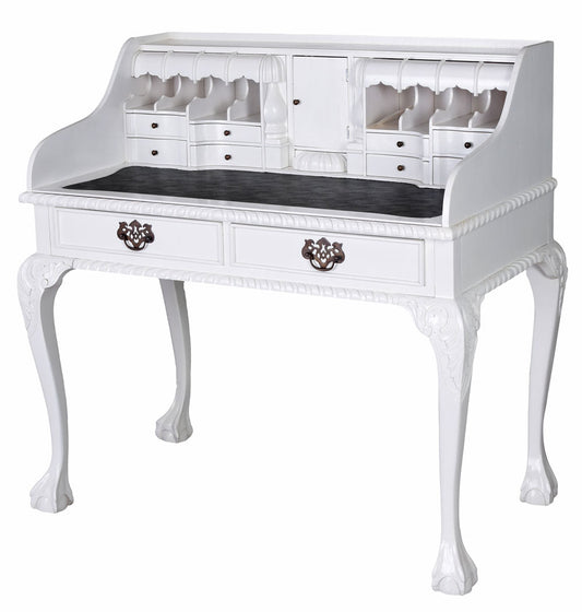 Landhaus Sekretär Shabby Chic Schreibtisch Weiss