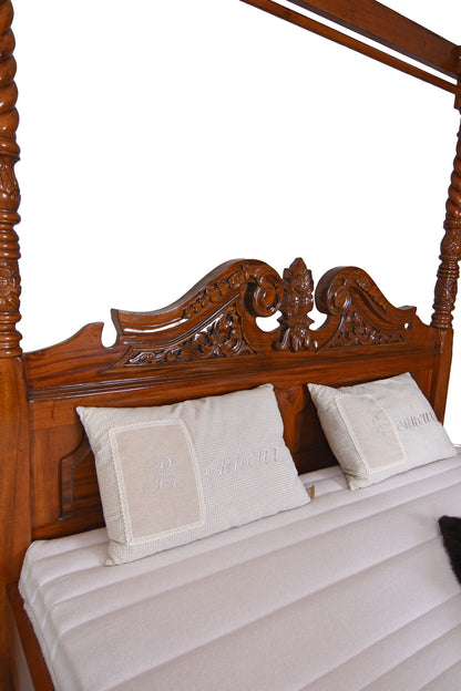 Französisches Himmelbett Antik Mahagoni