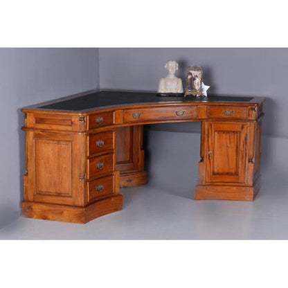 Eckschreibtisch Mahagoni Schreibtisch Corner Desk Antik