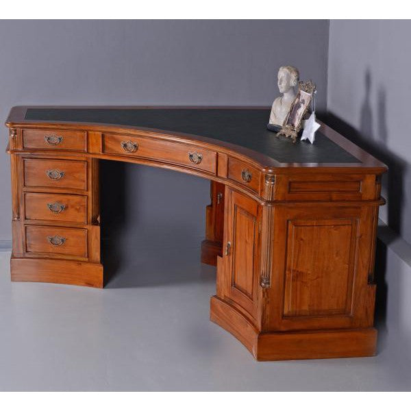 Eckschreibtisch Mahagoni Schreibtisch Corner Desk Antik