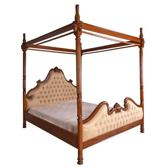 Canopy  Himmelbett Mahagoni Schädel 4 Pfosten 180x200cm