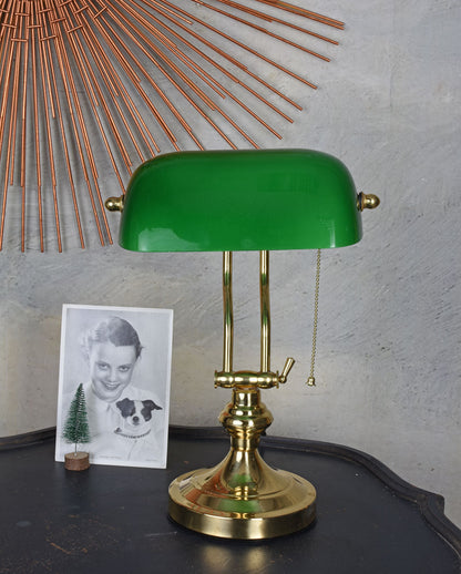 Nostalgische Schreibtischlampe im Art Nouveau